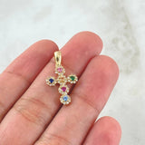 Dije Cruz Tupida 1.7gr / 2.4cm / Oro 18K ©