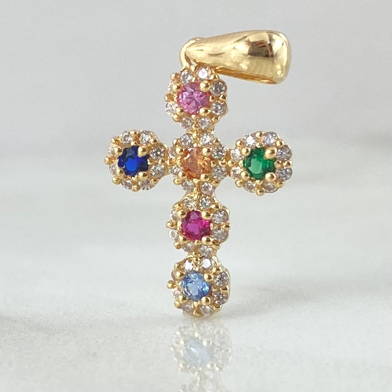Dije Cruz Tupida 1.7gr / 2.4cm / Oro 18K ©
