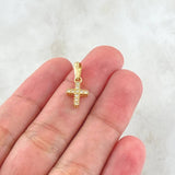 Dije Cruz Tupida 1gr / 1.9cm / Oro 18K ©