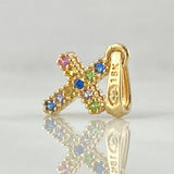 Dije Cruz Tupida 1gr / 1.9cm / Oro 18K ©