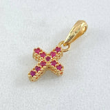 Dije Cruz Tupida 0.95gr / 1.9cm / Oro 18K ©
