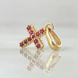 Dije Cruz Tupida 0.95gr / 1.9cm / Oro 18K ©