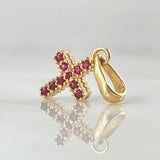 Dije Cruz Tupida 0.95gr / 1.9cm / Oro 18K ©