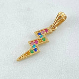 Dije Rayo 0.95gr / 2.5cm / Oro 18K ©