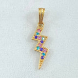 Dije Rayo 0.9gr / 2.5cm / Oro 18K ©