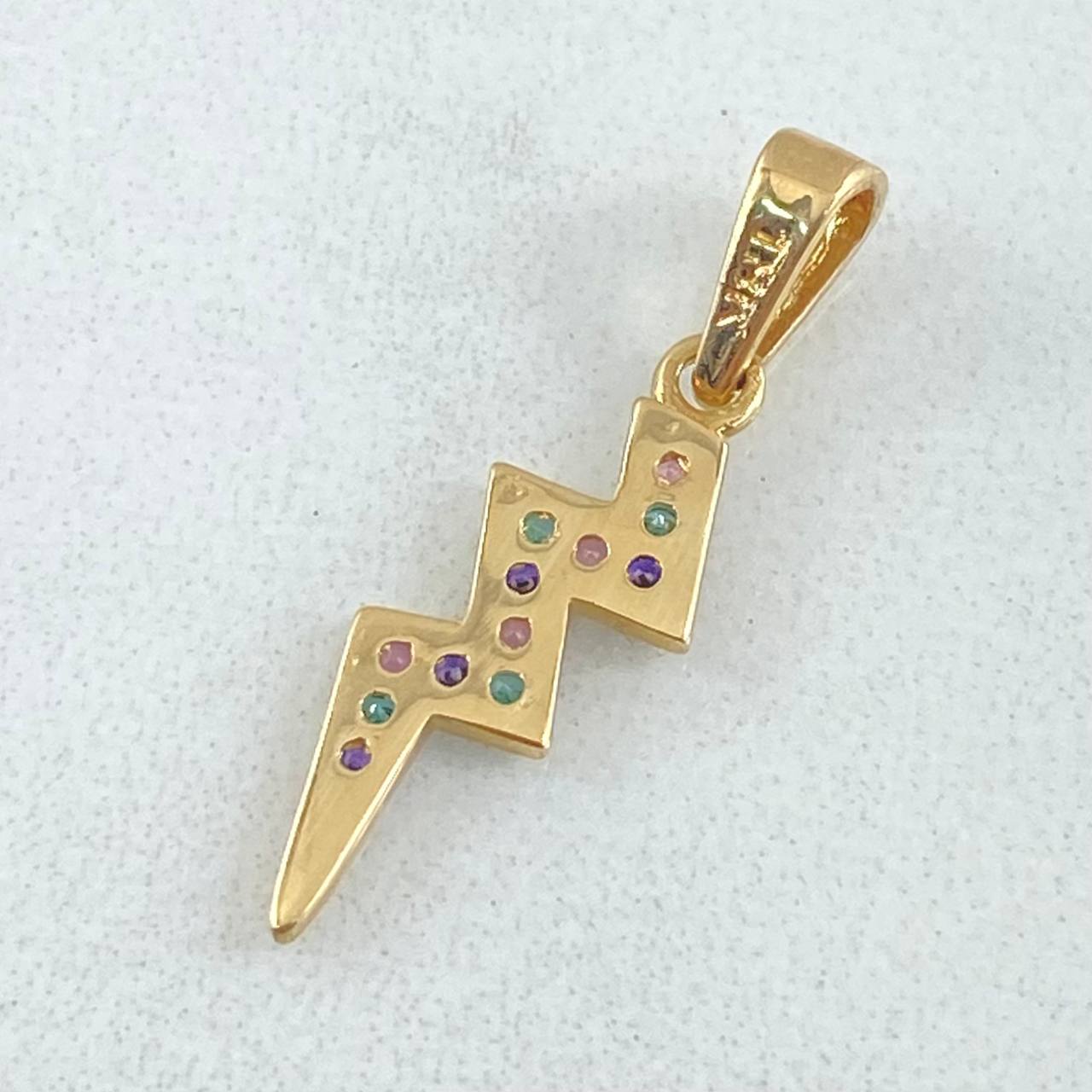 Dije Rayo 0.9gr / 2.5cm / Oro 18K ©