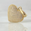 Dije Corazon Tupida 2.25gr / 2.2cm / Oro 18K ©