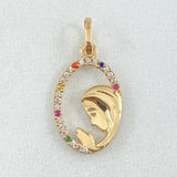 Dije Virgen María 1.05gr / 2.3cm / Oro 18K ©
