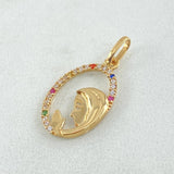 Dije Virgen María 1.05gr / 2.3cm / Oro 18K ©