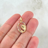 Dije Virgen María 1.05gr / 2.3cm / Oro 18K ©