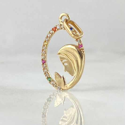 Dije Virgen Maria 1.05gr / 2.3cm / Oro 18K ©