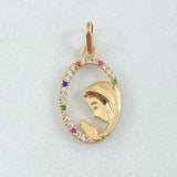 Dije Virgen María 1.1gr / 2.3cm / Oro 18K ©