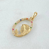 Dije Virgen María 1.1gr / 2.3cm / Oro 18K ©