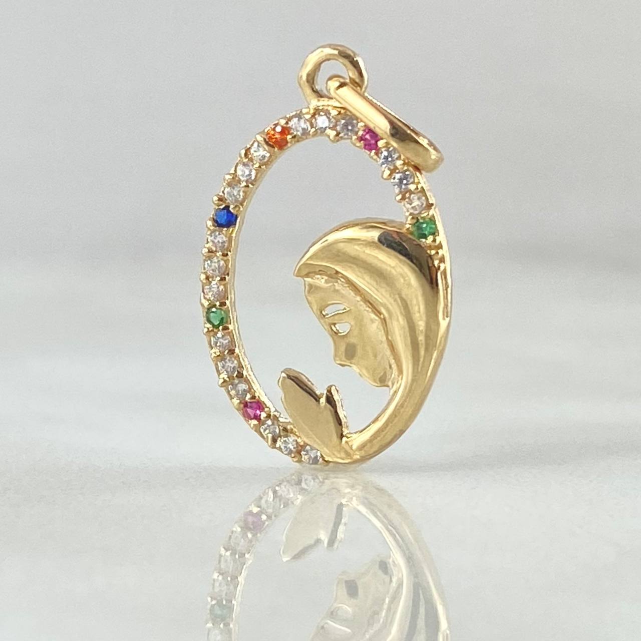 Dije Virgen María 1.1gr / 2.3cm / Oro 18K ©