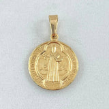 Dije San Benito 1.75gr / 2.4cm / Oro 18K ©
