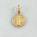 Dije San Benito 0.95gr / 1.6cm / Oro 18K ©