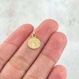 Dije San Benito 0.95gr / 1.6cm / Oro 18K ©