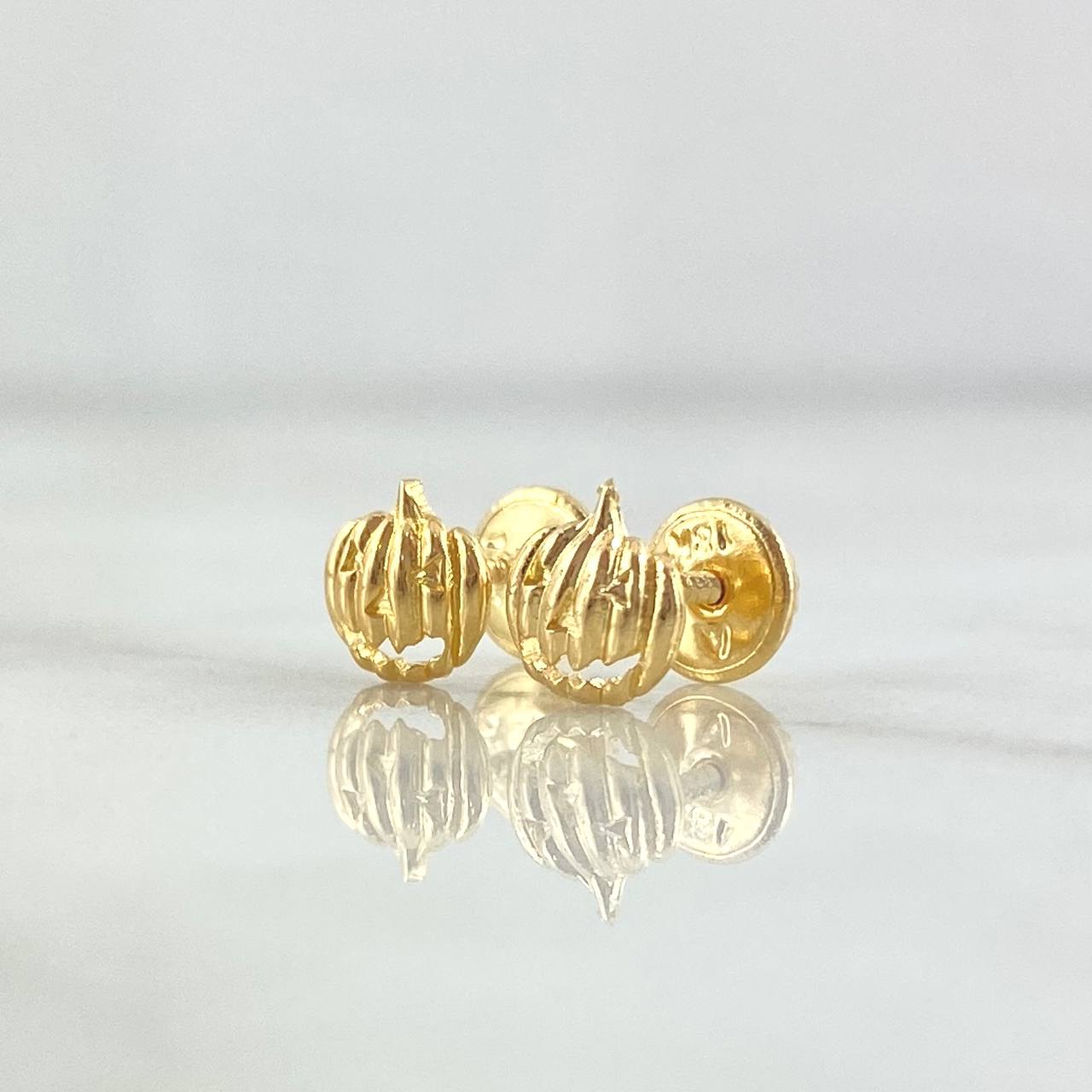 Topos Calabaza 0.85gr / 6mm Oro Amarillo 18K *