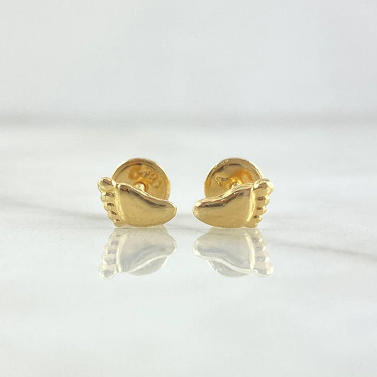 Topos Pies 0.55gr / 8mm Oro Amarillo 18K