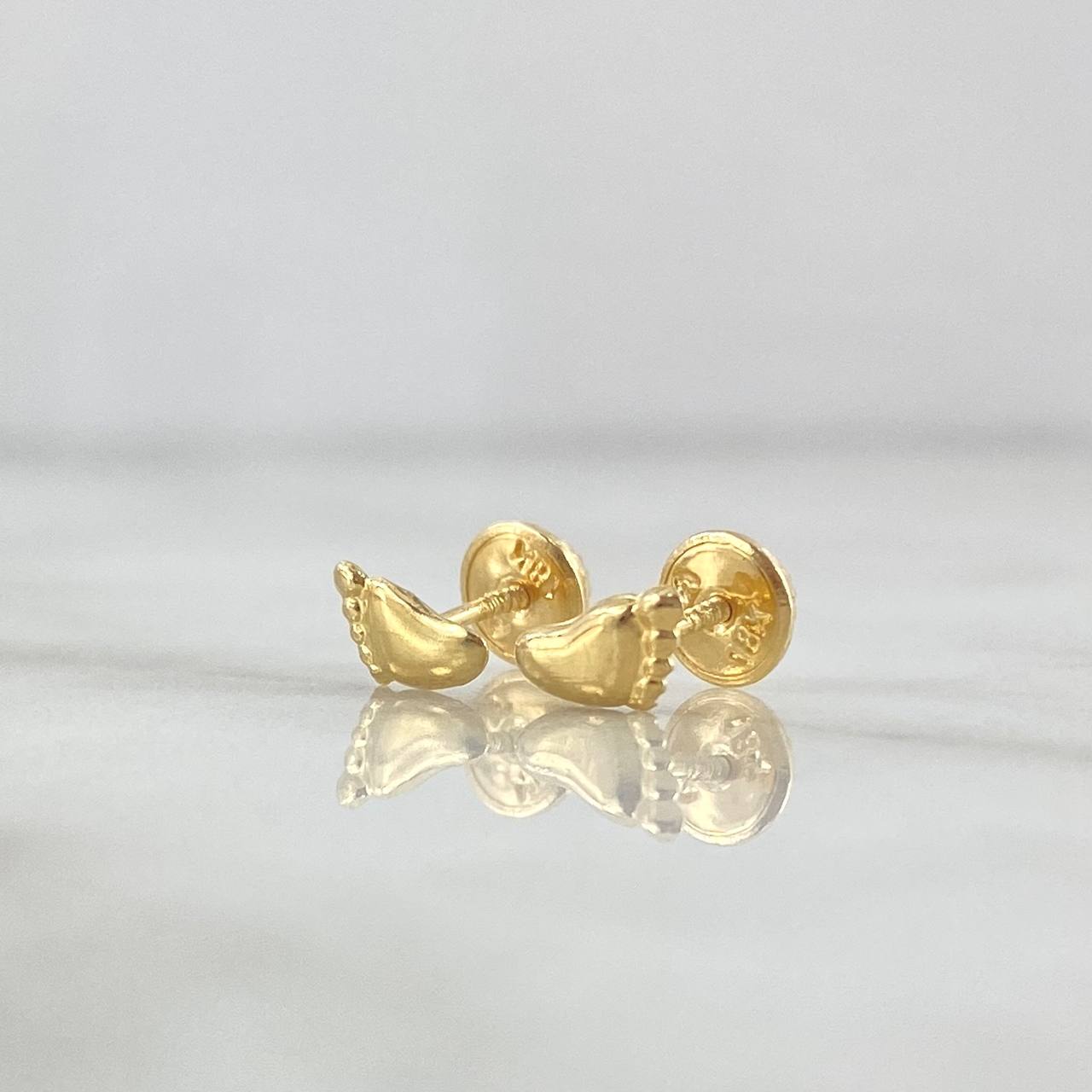 Topos Pies 0.5gr / 8mm Oro Amarillo 18K