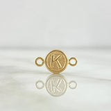 Herraje Letra K 0.4gr / 1.4cm / Oro Amarillo 18K