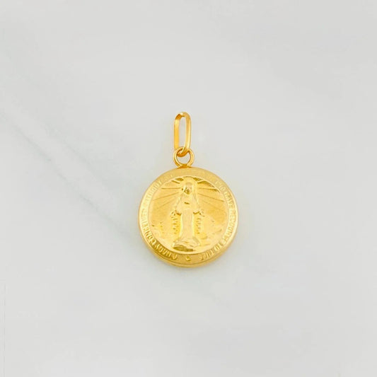Dije Virgen Milagrosa 0.65g / 2cm Oro Amarillo 18K