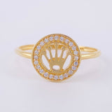 Anillo Corona 1.75g / T9 1/4 Oro Amarillo 18K