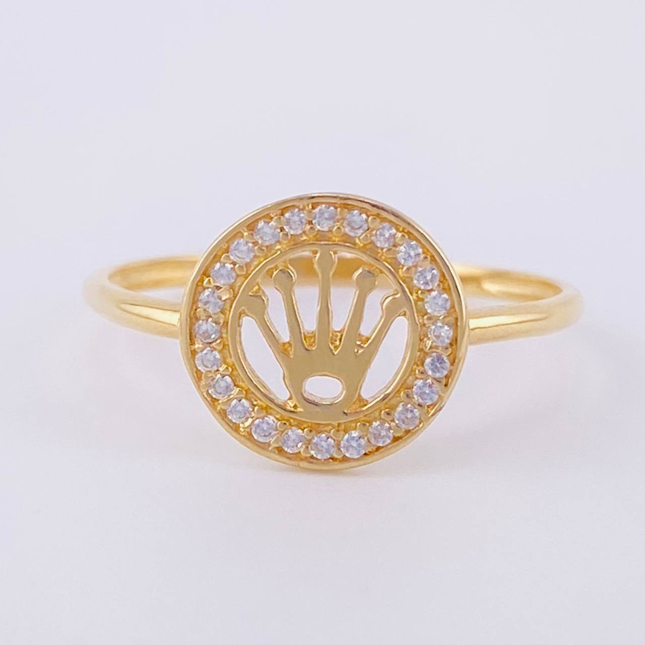 Anillo Corona 1.65g / T7 3/4 Oro Amarillo 18K