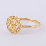 Anillo Corona 1.75g / T9 1/4 Oro Amarillo 18K