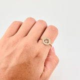 Anillo Corona 1.65g / T7 3/4 Oro Amarillo 18K