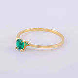 Anillo Solitario 1.2g / T9 Oro Amarillo 18K