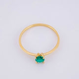 Anillo Solitario 1.2g / T9 Oro Amarillo 18K