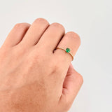 Anillo Solitario 1.2g / T9 Oro Amarillo 18K
