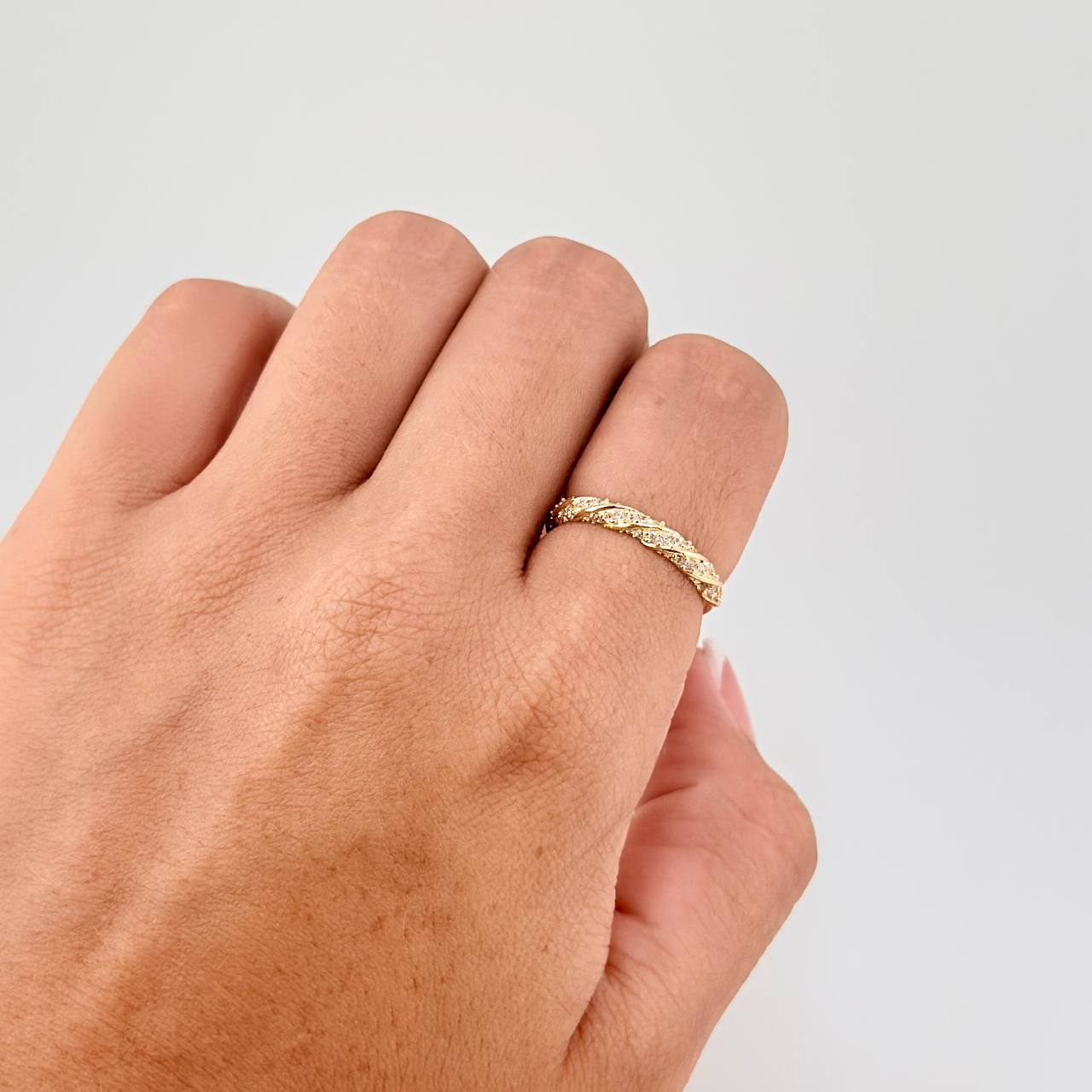 Anillo Churumbela Barrilete 1.9g / T6 Oro Amarillo 18K