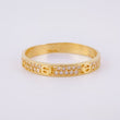 Anillo Churumbela Tornillos 2.2g / T8 3/4 Oro Amarillo 18K