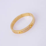 Anillo Churumbela Tornillos 2.2g / T8 3/4 Oro Amarillo 18K