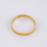 Anillo Churumbela Tornillos 2.2g / T8 3/4 Oro Amarillo 18K