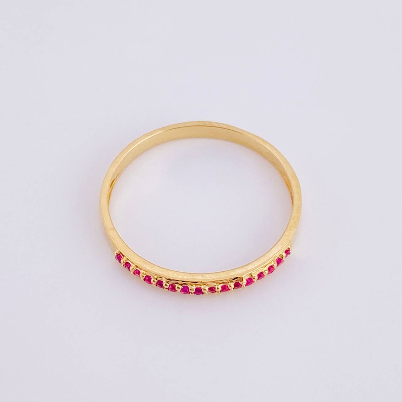 Anillo Churumbela 1.5g / T8 1/4 Oro Amarillo 18K