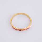 Anillo Churumbela 1.5g / T8 1/4 Oro Amarillo 18K