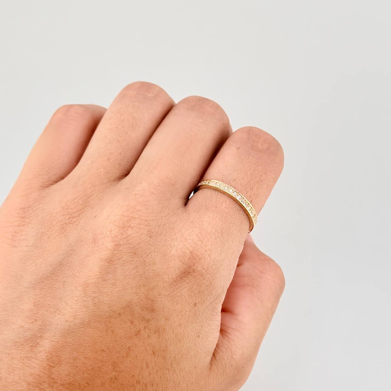 Anillo Churumbela 1.75g / T7 3/4 Oro Amarillo 18K