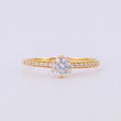 Anillo Solitario Churumbela 1.4g / T8 1/4 Oro Amarillo 18K