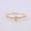 Anillo Solitario Centella 1.1g / T7 3/4 Oro Amarillo 18K