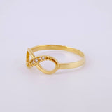 Anillo Infinito 1.4g / T6 1/4 Oro Amarillo 18K