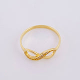 Anillo Infinito 1.4g / T6 1/4 Oro Amarillo 18K