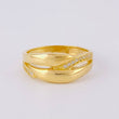 Anillo Entrelazado 3.95g / T5 1/2  Oro Amarillo 18K