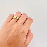 Anillo Entrelazado 3.95g / T5 1/2  Oro Amarillo 18K