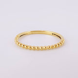 Anillo Burbujas Parciales 1g / T5 Oro Amarillo 18K
