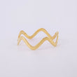 Anillo Zig-zag 0.75g / T5 3/4 Oro Amarillo 18K