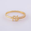 Anillo Fe 1.5g / T6 3/4 Oro Amarillo 18K