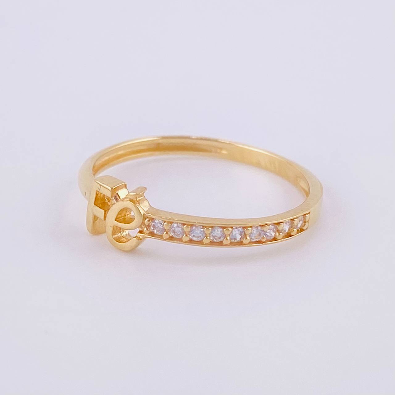 Anillo Fe 1.45g / T5 3/4 Oro Amarillo 18K